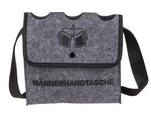 Bier Tasche  witzige Tasche Flaschenträger Männerhandtasche - Bild 1 von 43