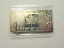 20 gram silver bar (.999 fine) The Silver Mint - Canada Flag