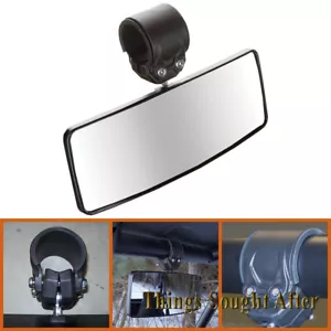 REARVIEW MIRROR for Polaris Ranger, RZR & General w/ Round-Tube Crossbar UTV - Picture 1 of 2