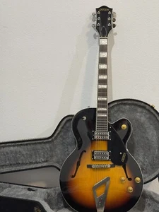Gretsch Streamliner G2420 - Aged Brooklyn Burst With Case And Strap - Picture 1 of 8