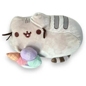 Pusheen The Facebook Cat Plush Ice Cream Sundae Cone Exclusive GUND 10" - Picture 1 of 6