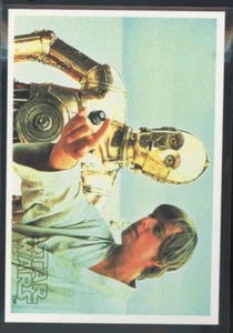 LUKE SKYWALKER C-3PO 1977 Topps Yamakatsu Star Wars Large See-Theepio/Luke C5 - Picture 1 of 2