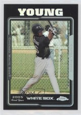 2005 Topps Chrome Update & Highlights Black Refractor /250 Chris Young #UH189