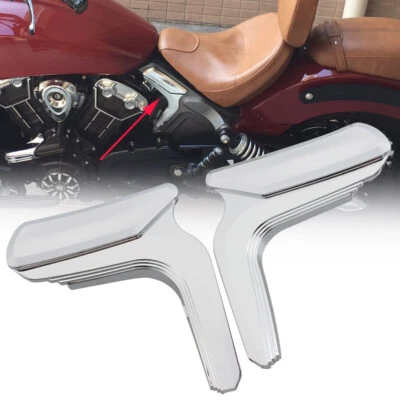 Embellecedores cromados de marco medio aptos para Indian Scout Bobber Sixty 2015-2020 2019 Foto 1 de 4