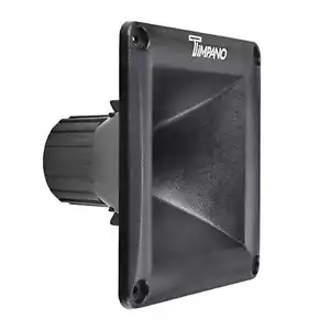 Timpano 1 pollice uscita vite sottile accesa 4,5"" x 4,5"" corno tromba nero TPT-HL11-25 - Foto 1 di 3