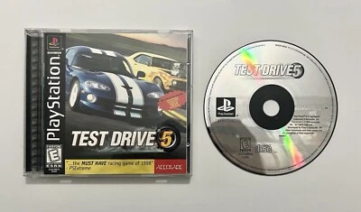 Test Drive 5- Sony Playstation 1 PS1 PSX - CIB Complete Black Label - Image 1 of 2