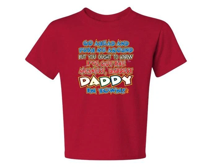 Camiseta BAD DADDY JERZEES niños LOS MEJORES 6 MESES A 18-20=XL Foto 1 de 1