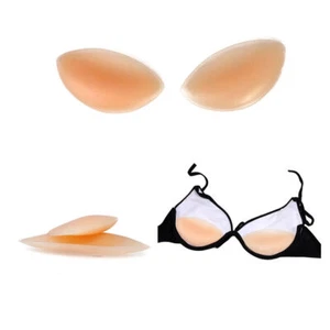Silikon Gel BH Einlage Pads Brust Push-Up Verstärker Huhn Schnitte Schwimmen Bikini - Bild 1 von 8