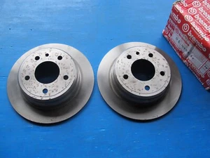 Brembo Rear Brake Discs For BMW: 518 And 518I, 520I, 524D, 524TD, 525I - Picture 1 of 1
