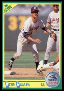 1990 Score #6 Ozzie Guillen Chicago White Sox Baseball Card