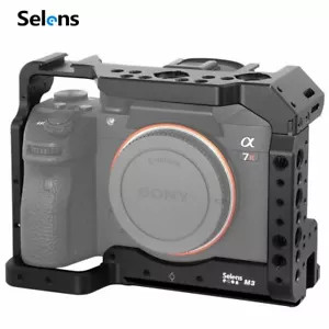 Stabilizzatore in alluminio montaggio a scarpe fredde per fotocamera Selens per A7III A7R3 A7M3 - Foto 1 di 12