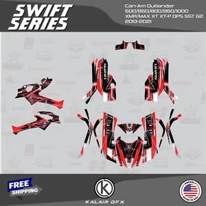 Graphics Kit for CAN-AM Outlander 800R/1000 XT-P DPS SST G2 Swift-Red  16 Mil - Bild 1 von 6