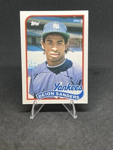 Deion Sanders 1989 Topps Traded #110T Yankees Braves Reds Colorado U - Picture 1 of 2