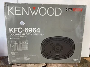 Kenwood KFC-6964 Door/Rear Deck Speakers - 1 Pair 100 Watts Japan - Picture 1 of 9