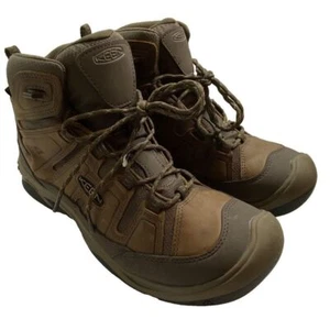 Keen Mens Boots Mid Lace-Up Ankle Hiking Leather Textile waterproof Sz 11.5 - Picture 1 of 15