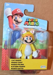 Super Mario Cat Mario 2,5" Inch Jakks Figur World of Nintendo 2022 NEU - Bild 1 von 4