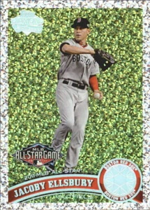 2011 Topps Update Diamond Anniversary #US278A Jacoby Ellsbury - NM-MT - Picture 1 of 2