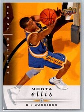 2008-09 Upper Deck #58 Monta Ellis Golden State Warriors Basketball Card