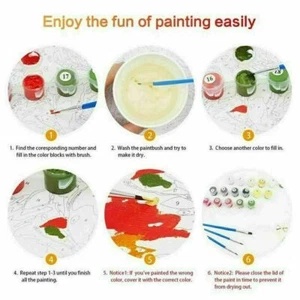 Paint By Numbers Kit DIY Oil Painting Canvas 40x50cm For Adults Kids Beginners - Picture 1 of 70