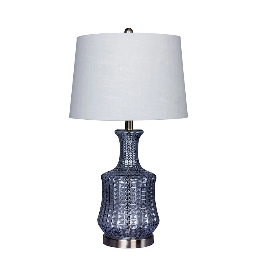 Fangio освещение современный заклепанный металлический Genie бутылка настольная лампа, синий - W-5156LB - Изображение 1 из 1