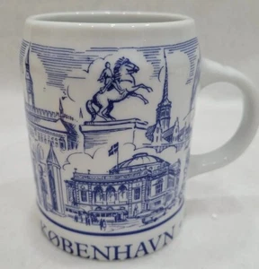Kobenhavn Beer Stein / mug 4.5" City Scenes 18oz BYGDO Scandinavian designs. - Picture 1 of 2