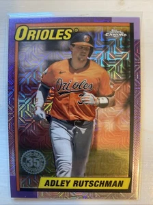 2025 Topps Chrome Mojo Refractor Adley Rutschman T90C-35 1990 Insert - Bild 1 von 1
