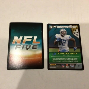 #C1 D'andre Swift Lions RB - Common - 2021 panini five NFL quantity avl - Picture 1 of 1