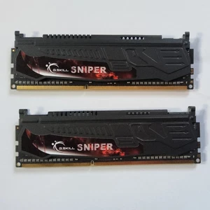 8GB Kit G.SKILL SNIPER RAM DIMM 2x 4GB DDR3 1866MHz PC3-14900 F3-14900CL9D-8GBSR - Picture 1 of 2
