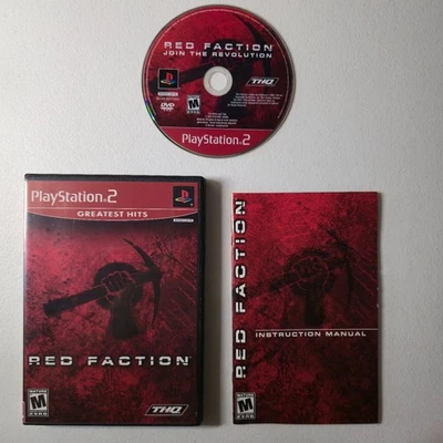 Red Faction Greatest Hits PlayStation 2 Video Game Multiplayer PS2 CIB Complete - Image 1 of 2