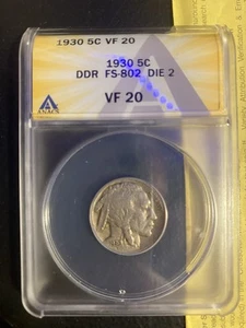 1930 5C DDR FS-802 DIE 2 Authenticated 7735295 - Picture 1 of 2