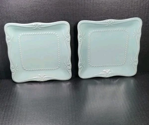 Southern Living Gallery Pacific Blue Accent Salad Plates, 7.5" Plates, Set of 2 - Picture 1 of 5