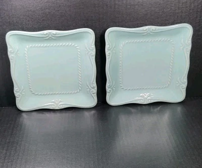 Southern Living Gallery Pacific Blue Accent Salad Plates, 7.5" Plates, Set of 2 - Image 1 of 4