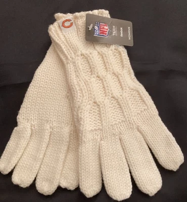 Nuevos guantes de punto Reebok Chicago Bears para mujer Foto 1 de 4
