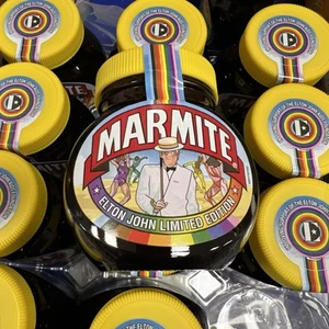 Ltd Edition Elton John Marmite 250g Jar Brand New Sealed Limited Edition - Picture 1 of 3