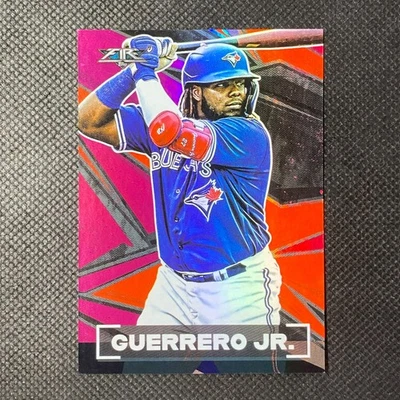 2021 Topps Fire - #173 Vladimir Guerrero Jr. Pink Foil SSP /25 Blue Jays - Image 1 of 2