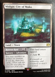 Midgar, City of Mako: Final Fantasy Magic The Gathering #286 - Imagen 1 de 2