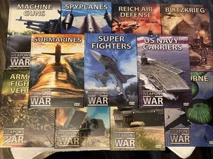 (11 DVD) History Channel: Weapons of War DVDs and Books NEW SEALED - Picture 1 of 14