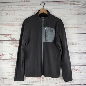 Chaqueta polar con cremallera completa The North Face para hombre talla mediana negra exterior - Imagen 1 de 12