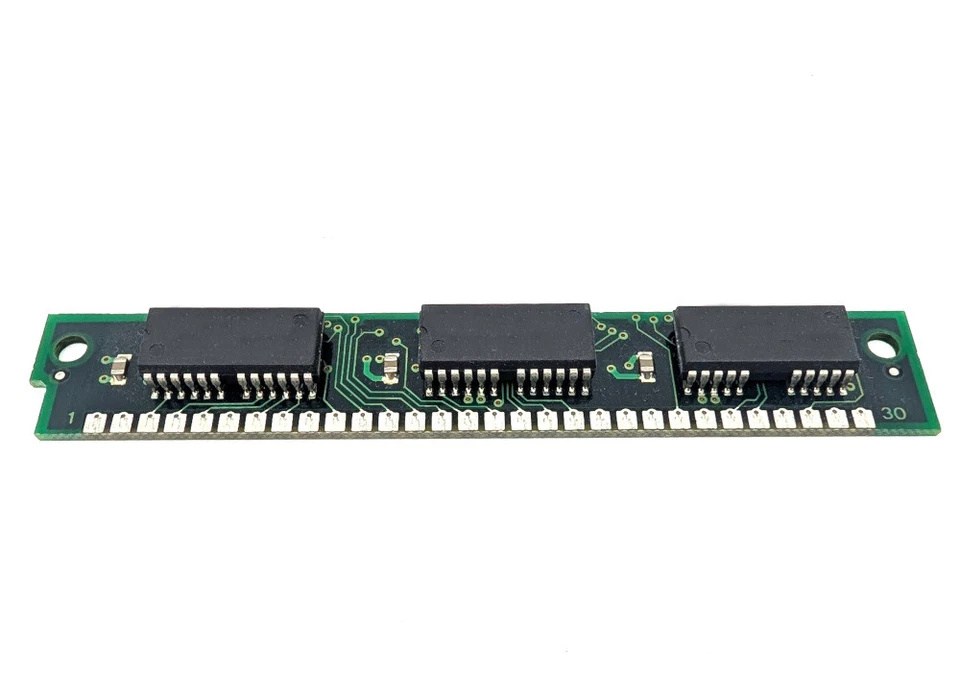 HYM32200S-70 1MB 30-Pin SIMM Memory FPM RAM 1Mx9 3 Chip Parity 70ns single sided - Bild 1 von 1