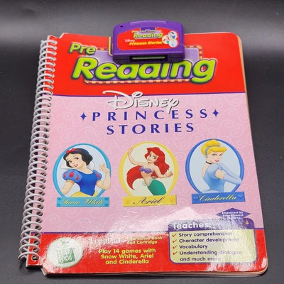 LeapStart Prereading: Disney Princess Stories / Book And cartridge For LeapPad - Image 1 of 2