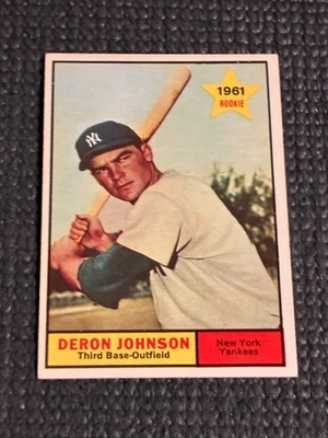 1961 Topps Deron Johnson #68 (RC) - EX/NM - Sharp Corners No Creases - Image 1 of 2