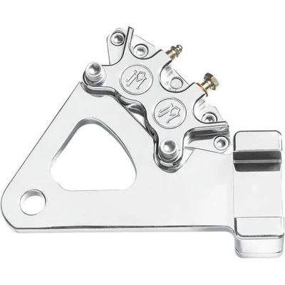 Performance Machine Classic Rear Brake Caliper Kit - Chrome Motorcycle DS-325768 - Image 1 of 4