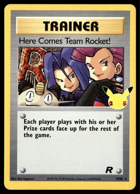 ✅Pokemon Here Comes Team Rocket! 15/82 Team Rocket (TR) Holo Rare✅Near Mint✅B4GH - Image 1 of 4
