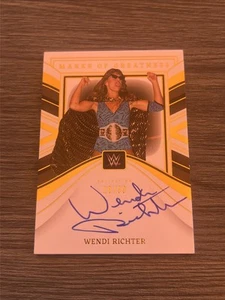2023 Immaculate WWE Marks Of Greatness Wendi Richter On Card Auto #MG-WRT 18/99 - Bild 1 von 11