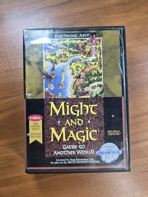 Might and Magic: Gates to Another World (Sega Genesis, 1991) CIB Manual Tested - Image 1 of 4