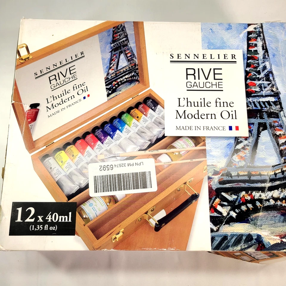 Sennelier Rive Gauche Modern Oil Colours Boxed Set 12 x 40ml (1.35 fl oz) - Image 1 of 4