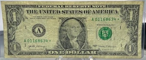 2017 $1 Federal Reserve ***Star*** Note - Boston - Picture 1 of 2