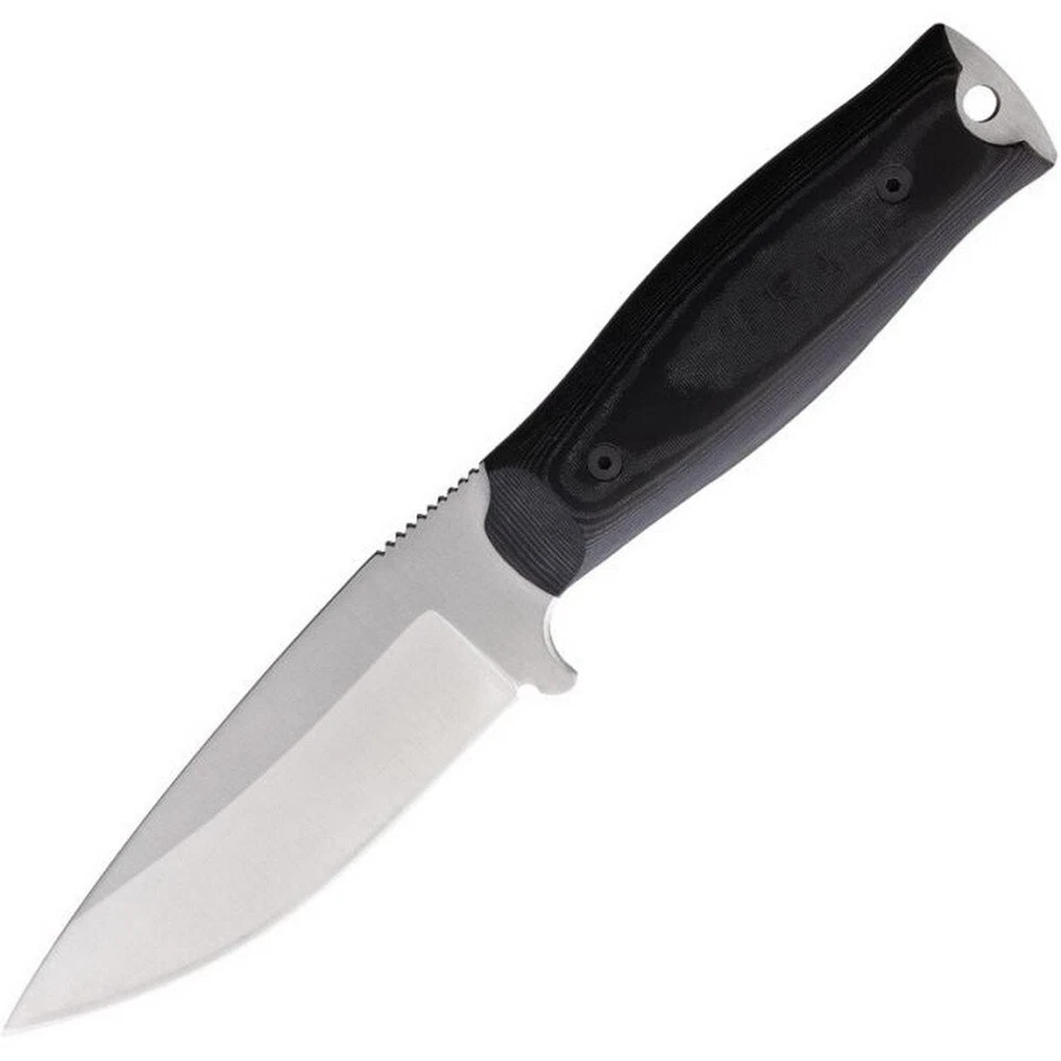 WildSteer Kastor Fixed Stainless Blade Knife Black Micarta Handle - KAS0113 — 第 1/1 张图片