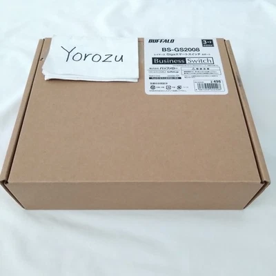 New BUFFALO BS-GS2008 Layer 2 Giga Smart Switch 8 Port VLAN Japan - Image 1 of 3