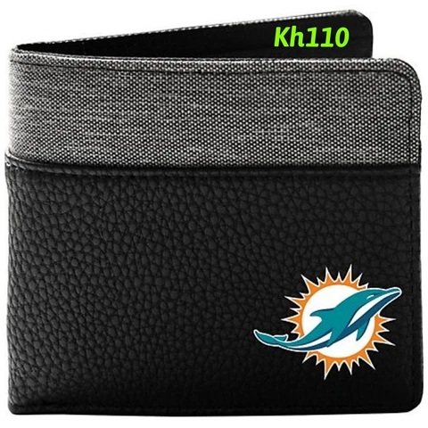 NFL Miami Dolphins Pebble Bi Fold Wallet Cover